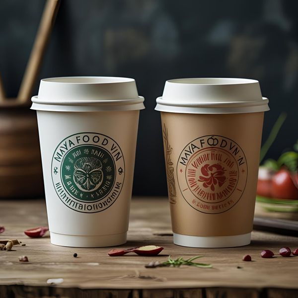 So sánh 2 ly – một cốc giấy khô ráo và một cốc nhựa đọng nước.