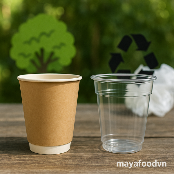 Ly giấy vs ly nhựa và tác động môi trường.