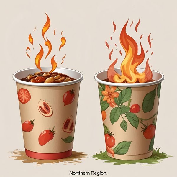 so sánh cốc giấy chịu nhiệt tốt và kém miền Bắc