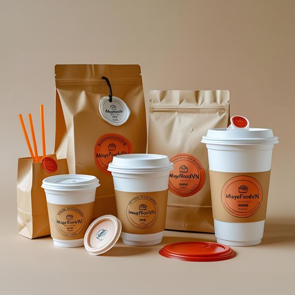 bao bì đóng kèm cốc nhựa in logo thương hiệu tại Hà Nội