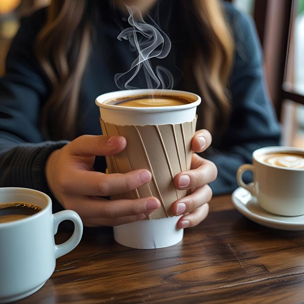 Cốc giấy Hà Nội 2 lớp giúp cách nhiệt tốt và chống nóng hiệu quả