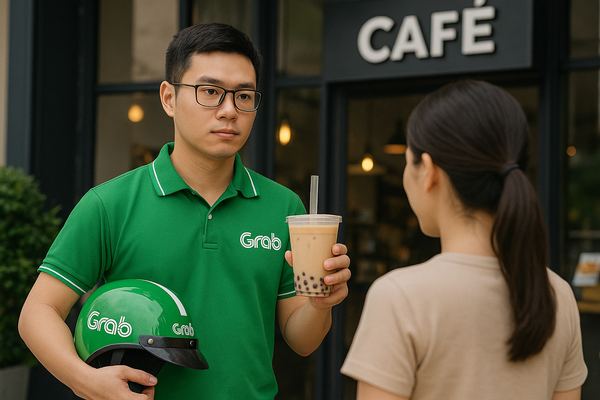 Xu hướng gây sốt – trà sữa qua Grab