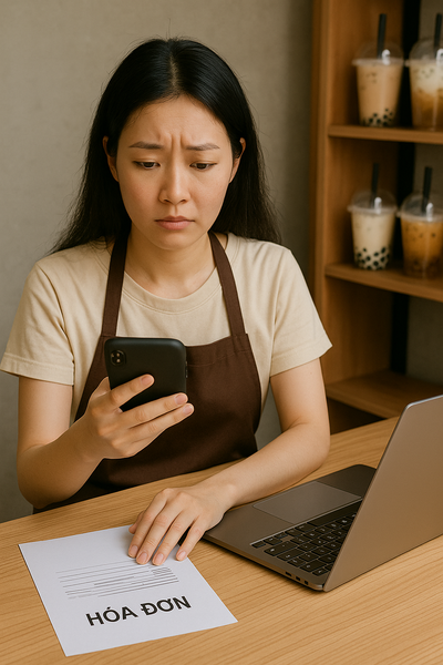 Chủ quán trà sữa bị truy thu thuế vì nhận chuyển khoản cá nhân không xuất hóa đơn