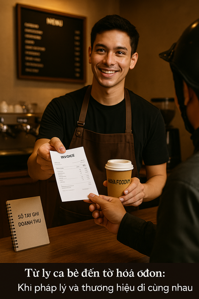 từ ly cà phê tới hóa đơn