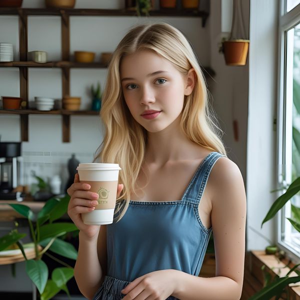 check in mẫu cốc giấy đẹp Hà Nội