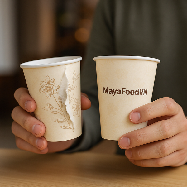cốc giấy bong tróc sau in tại Hà Nội gây ảnh hưởng thương hiệu