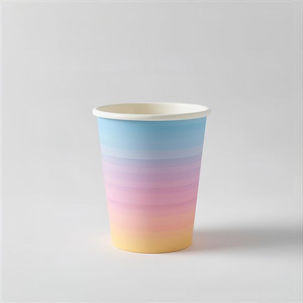 cốc giấy gradient pastel Hà Nội