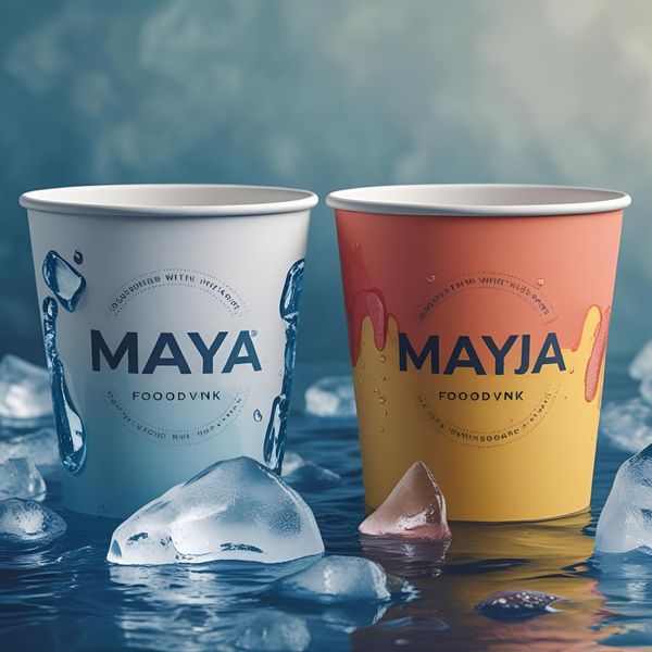 màu in cốc giấy sắc nét giống mẫu thiết kế thương hiệu