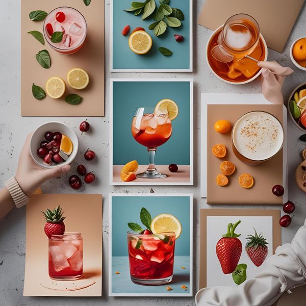 cốc giấy in hình sản phẩm đồ uống thật