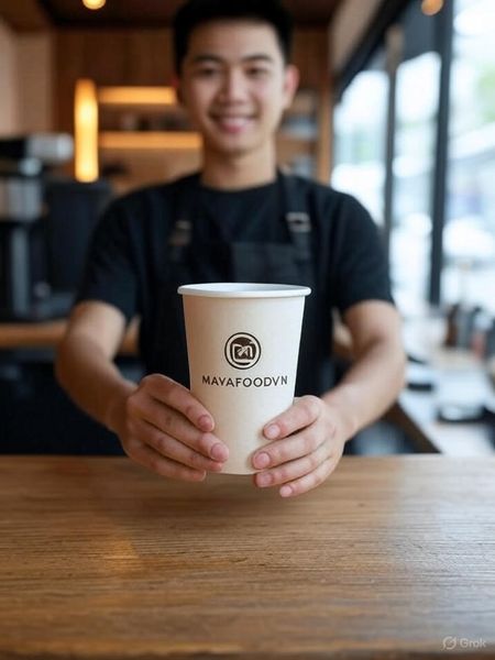 ảnh hưởng truyền thông do logo cốc giấy lệch tại Hà Nội