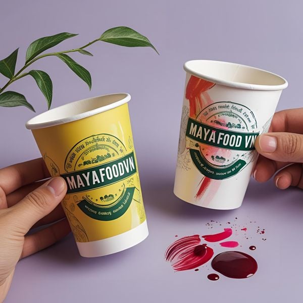 logo in mờ trên cốc giấy ảnh hưởng đến thương hiệu tại Hà Nội