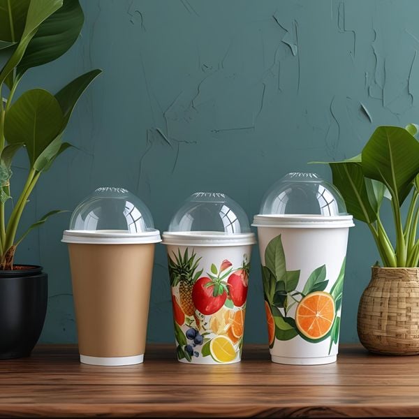 cốc nhựa nắp cầu in logo tại hà nội