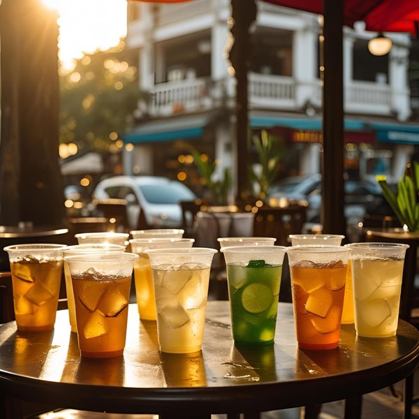 cốc nhựa đặc biệt mùa hè miền Bắc cho quán F&B
