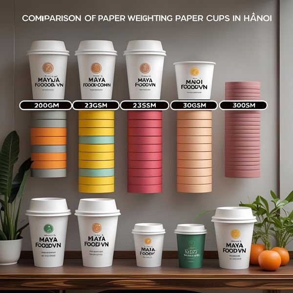 so sánh giấy định lượng in cốc giấy tại Hà Nội