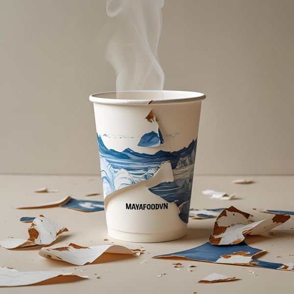 cốc giấy miền Bắc giữ nhiệt cà phê nóng mùa đông