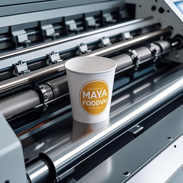 công nghệ in offset logo cốc giấy sắc nét tại Hà Nội