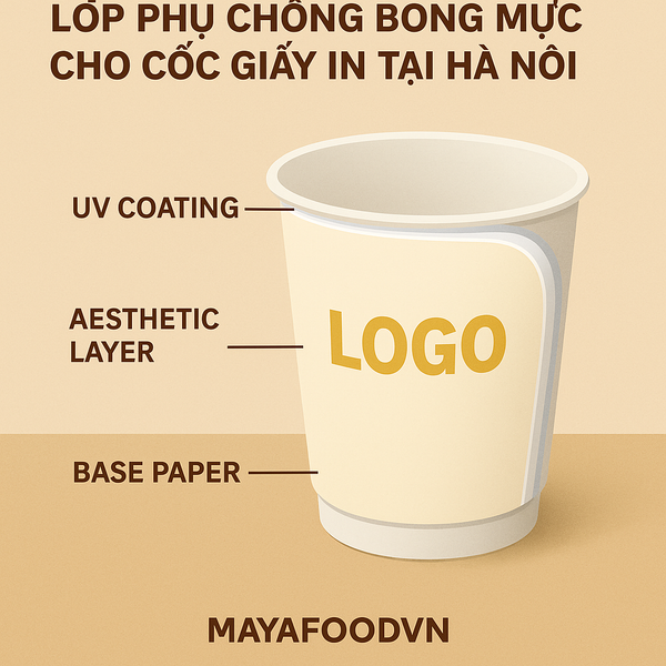 lớp phủ chống bong mực cho cốc giấy in tại Hà Nội