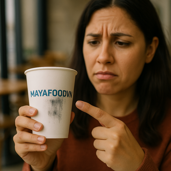 phản ứng khi sử dụng cốc giấy không đạt chuẩn tại Hà Nội