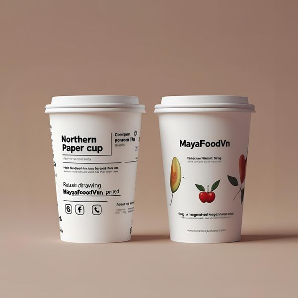 Cốc giấy Hà Nội in slogan ngắn truyền tải thông điệp thương hiệu