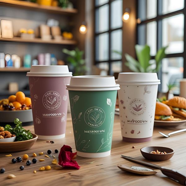 các mẫu in cốc giấy sự kiện miền Bắc cho khai trương