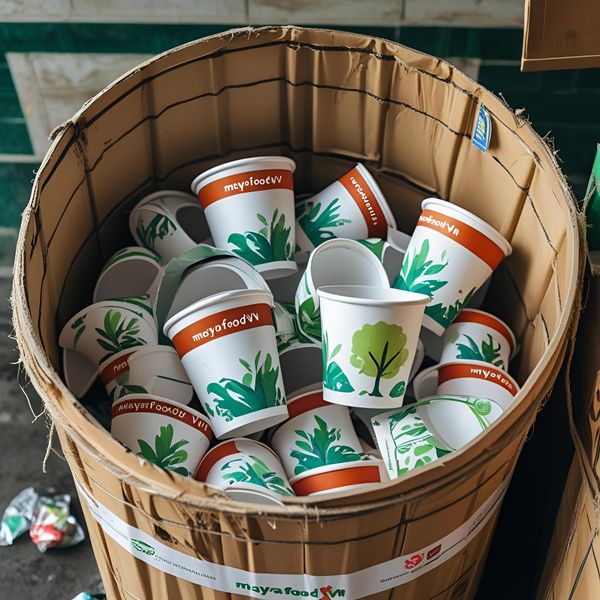 Cốc giấy thân thiện môi trường Hà Nội dễ thu gom và xử lý tại lễ hội