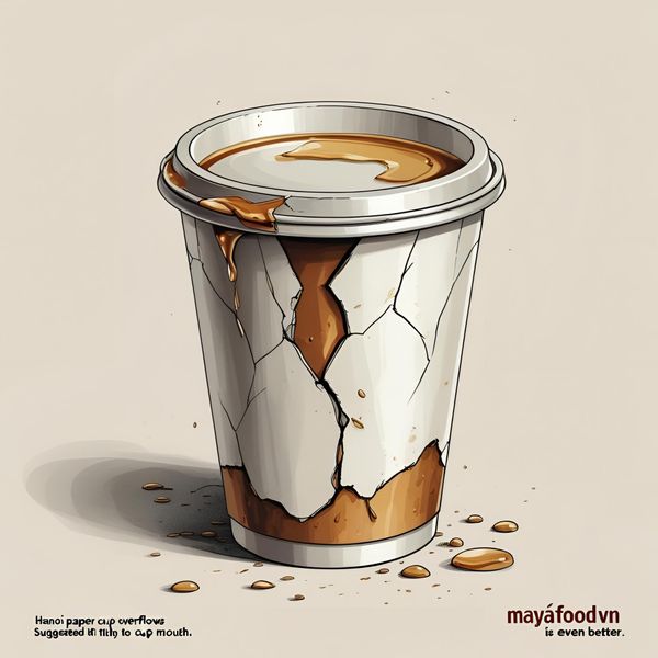 Sai lầm khi sử dụng cốc giấy Hà Nội không phù hợp với đồ uống nóng