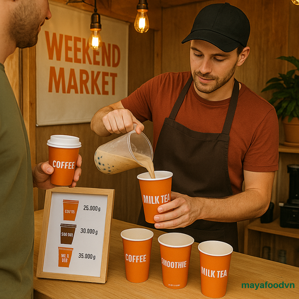 Các loại ly giấy phù hợp cho nhiều mô hình quán tại TP.HCM