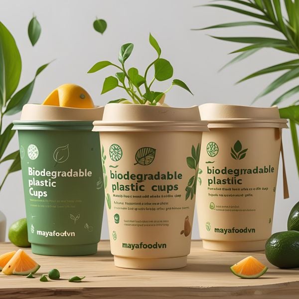 các mẫu cốc nhựa đẹp chuẩn check-in của Mayafoodvn