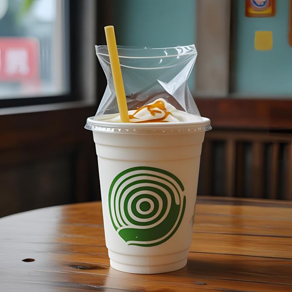 Ống hút kém chất lượng có mùi nhựa làm ảnh hưởng hương vị cà phê.