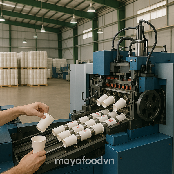 Xưởng in cốc giấy Hà Nội với quy mô lớn và thiết bị hiện đại