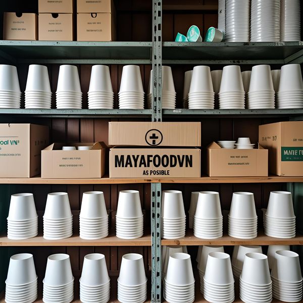 Kho lưu trữ cốc giấy đúng điều kiện tránh lỗi bong tróc
