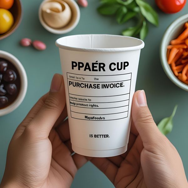 logo in lệch cốc giấy gây mất thẩm mỹ