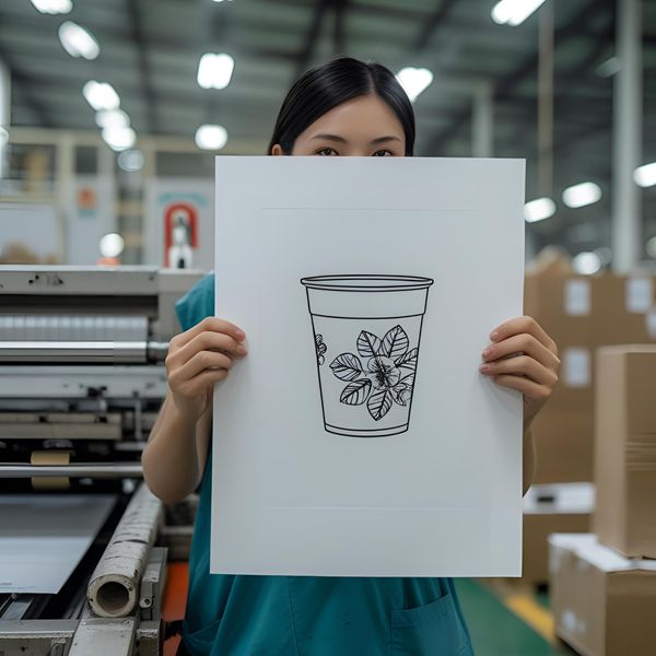 Lỗi in cốc giấy miền Bắc do sai file thiết kế