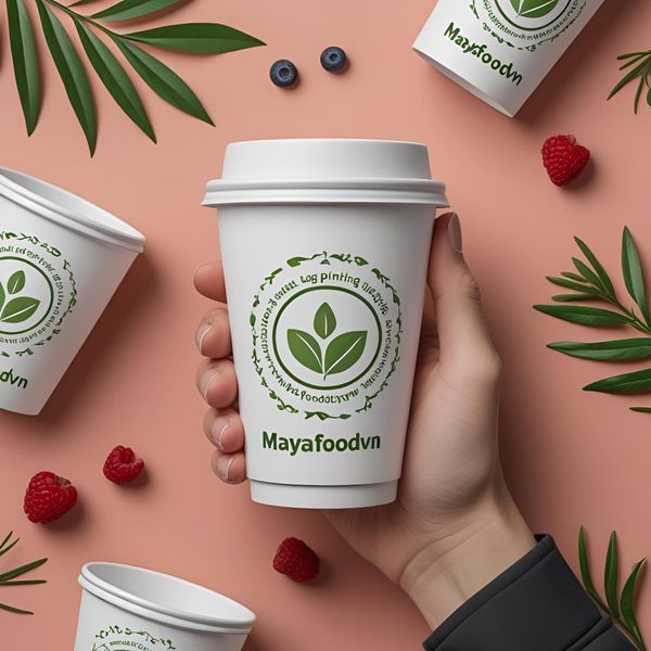 logo mờ viền cốc giấy do lỗi thiết kế file