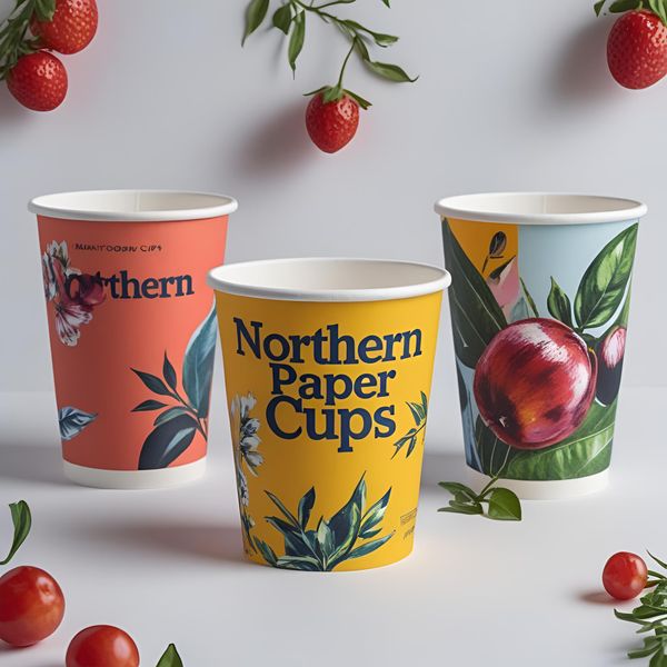 bộ cốc giấy miền Bắc in màu đậm nhiều tông khác nhau