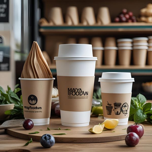 cốc giấy miền Bắc thay thế cốc nhựa vì môi trường