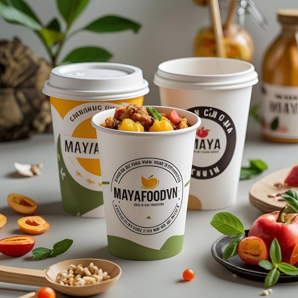 cốc giấy đơn giản in logo nổi bật tại Hà Nội