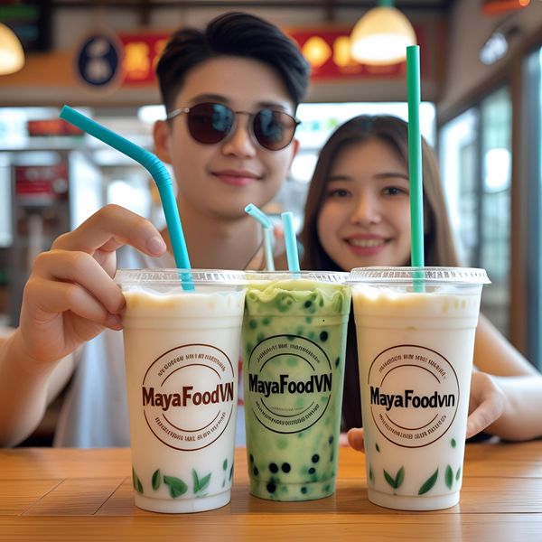 khách hàng Gen Z yêu thích quán sử dụng ống hút sinh học Mayafoodvn