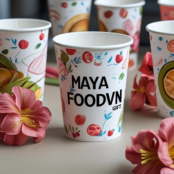 Cốc giấy Hà Nội in logo đẹp nâng tầm giá trị đồ uống cho quán nhỏ