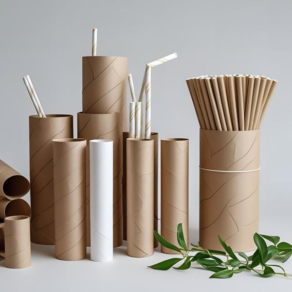 giấy nguyên sinh FSC sản xuất ống hút giấy bền chống thấm Mayafoodvn