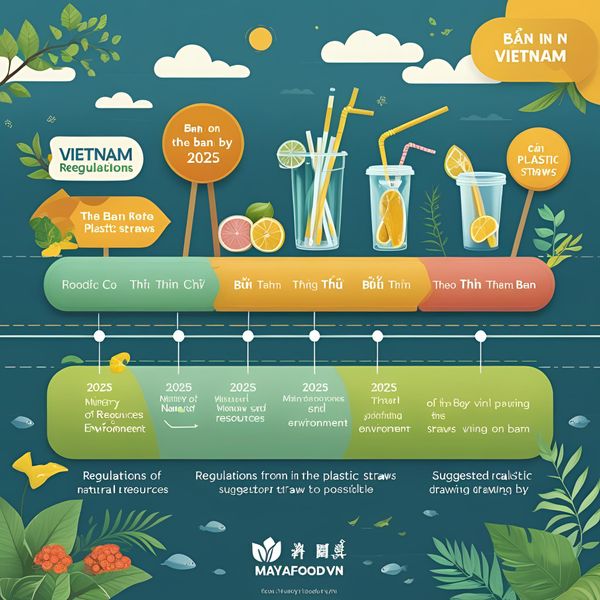 lộ trình loại bỏ ống hút nhựa tại Việt Nam đến năm 2025