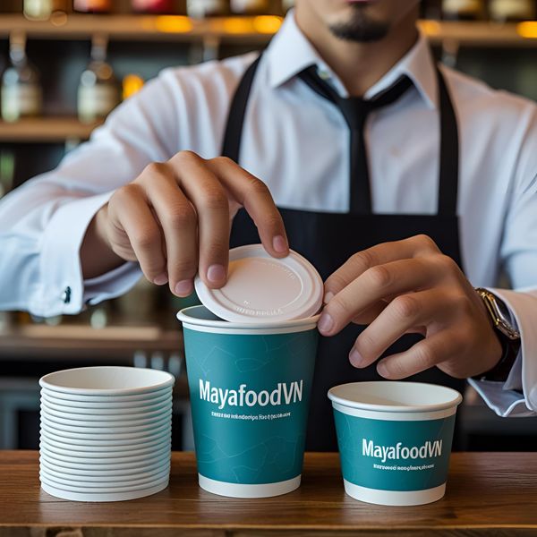 Cốc nhựa mới khó đóng nắp gây khó khăn trong quá trình phục vụ tại quán cà phê.