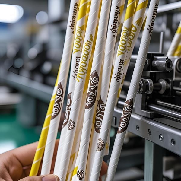 Mayafoodvn cung cấp ống hút giấy hoa văn giá cạnh tranh cho chuỗi trà sữa và cà phê.