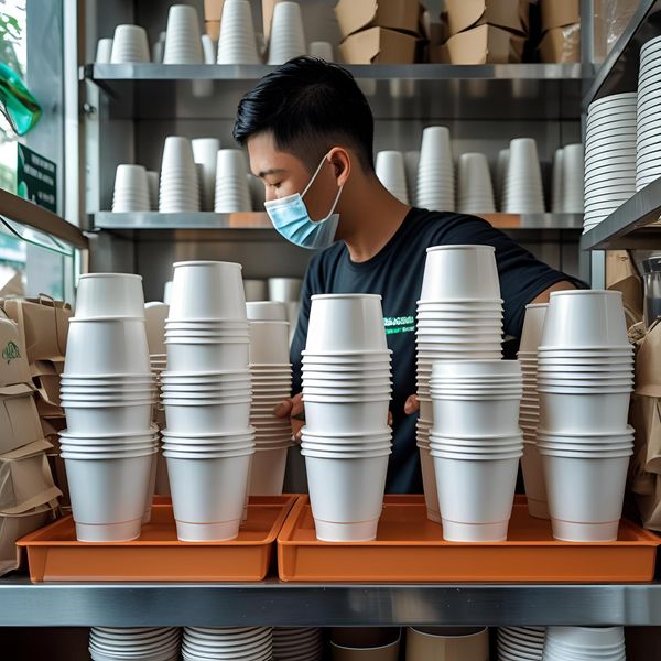mua số lượng lớn cốc nhựa và cốc giấy để tiết kiệm chi phí