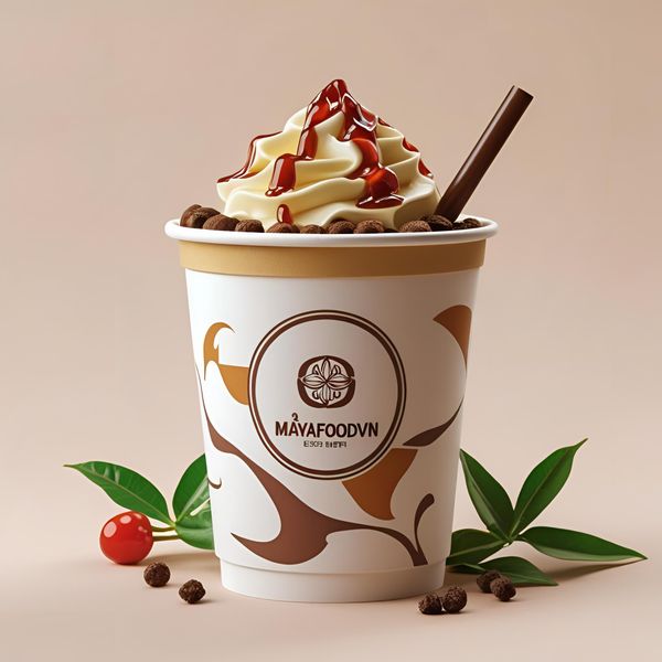 Cốc giấy Hà Nội 2 lớp in logo rõ nét và chắc chắn