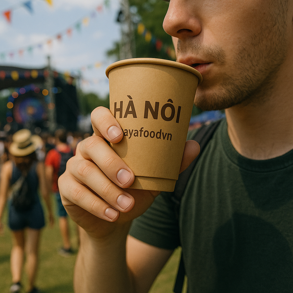 Check in với cốc giấy Hà Nội thiết kế độc đáo trên mạng xã hội