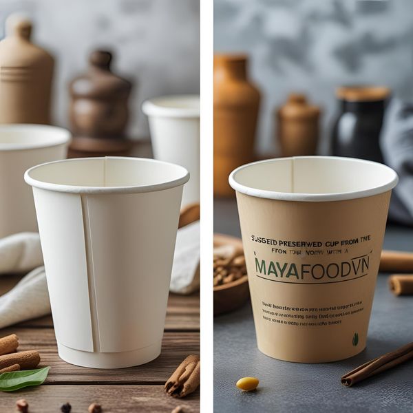 so sánh cốc giấy miền Bắc được bảo quản đúng cách và bảo quản sai