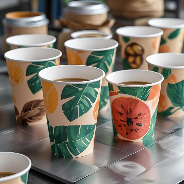 in slogan lên cốc giấy bằng công nghệ offset sắc nét