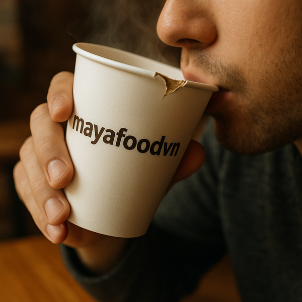 mép cốc giấy miền Bắc bị rách do độ ẩm cao