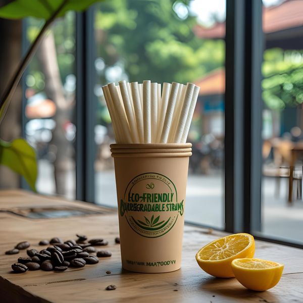 “Ống hút sinh học thân thiện môi trường phù hợp quán cà phê Hà Nội”